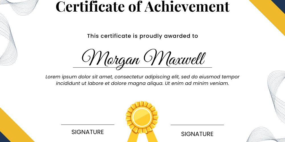 certificate design kuwait