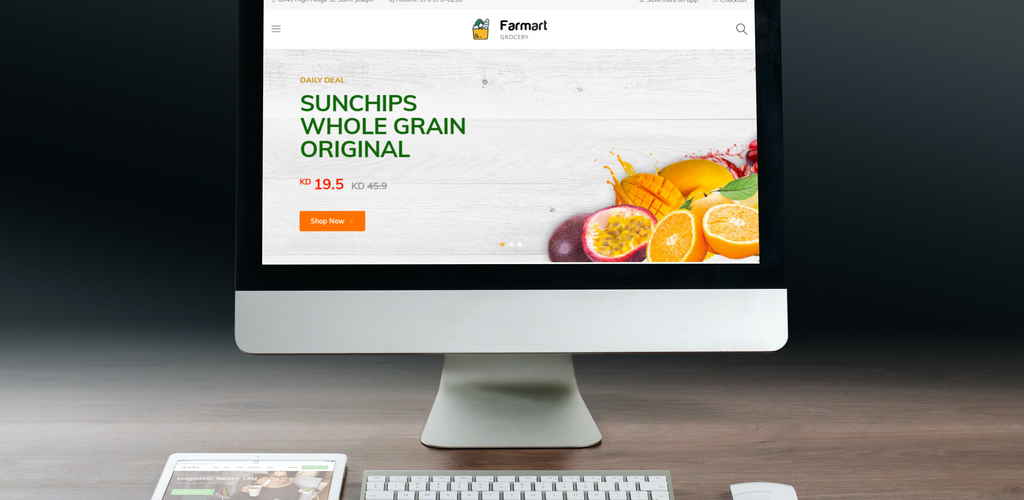 grocery web design kuwait